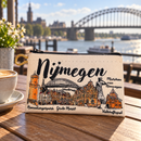 Nijmegen tasje met rits – Crème – 16 × 10 cm