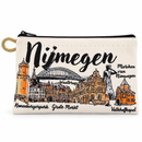 Nijmegen tasje met rits – Crème – 16 × 10 cm