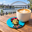 Onderzetter Frida - Turquoise