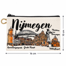 Nijmegen tasje met rits – Crème – 16 × 10 cm