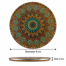 Onderzetter Mandala Noir