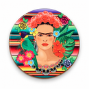 Onderzetter Frida met papegaai