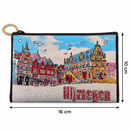Nijmegen tasje met rits – Grote Markt & De Waag - 16 × 10 cm