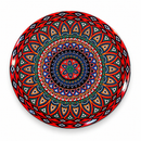 Onderzetter – Scarlet Mandala