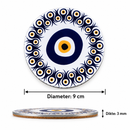 Onderzetter – Golden Evil Eye