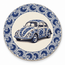 Onderzetter – Delfts blauwe oldtimer