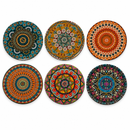 Onderzetterset Didim - Mandala - 6 stuks