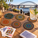 Onderzetterset Didim - Mandala - 6 stuks