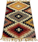 Kelim Vloerkleed Nijmegen - Kelim Kleed - Kelim Tapijt - Oosterse Vloerkleed - 60x90 cm - Loper - Tafelkleed