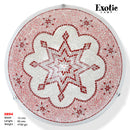 Mozaïek plafonnière rood