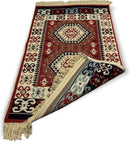 Kelim Vloerkleed Side - Kelim kleed - Kelim tapijt - Oosterse Vloerkleed - 60x90 cm - Loper - Bankkleed