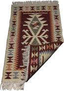 Kelim Vloerkleed Usak - Kelim Kleed - Kelim Tapijt - Oosterse Vloerkleed - 60x90 cm - Loper - Bankkleed