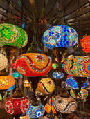 Mozaïek Hanglamp set 57 bollen