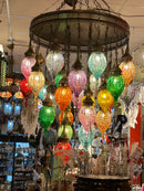 Mozaïek Hanglamp set 25 bollen