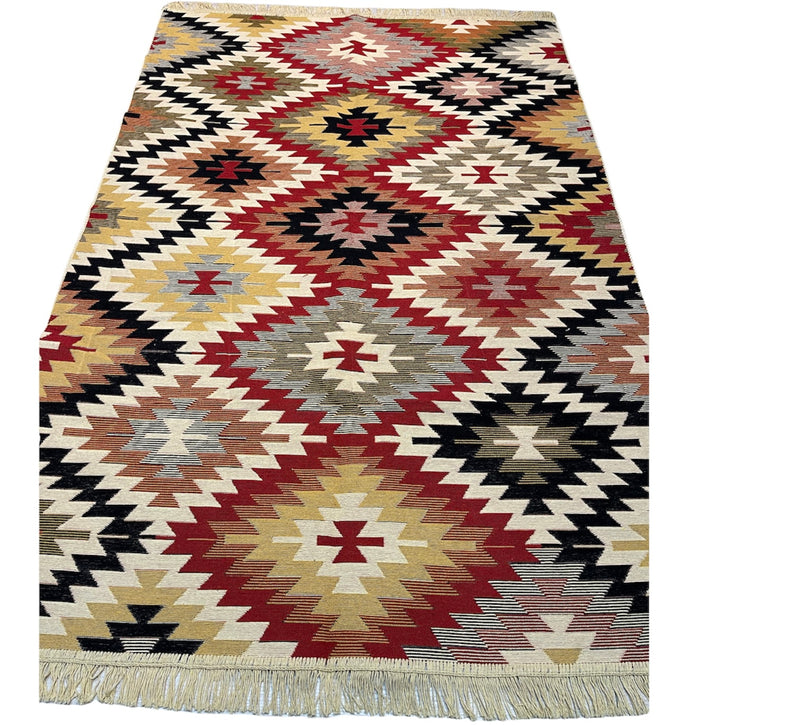 Kelim Vloerkleed Nijmegen - Kelim kleed - Kelim tapijt - Turkish kilim - Oosterse Vloerkleed - 120x180 cm