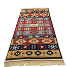 Kelim vloerkleed Yamadi - Kelim tapijt -Kelim kleed - Oosterse Vloerkleed - 100x200 cm - Loper - Bankkleed