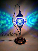 Mozaïek tafellampen zwaan 5